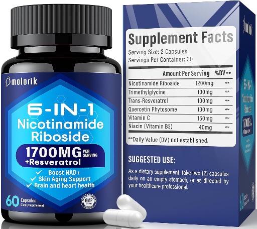 NAD+ Supplement, Nicotinamide Riboside 1700mg
