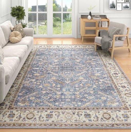 SIXHOME 8' x 10' Washable Area Rugs