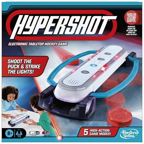 5-In-1 Hypershot Electronic Tabletop Hockey Board Game