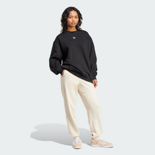 Adidas Women's Essentials Fleece Long Oversized Crew Sweatshirt
