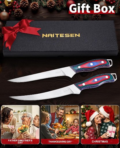 Professional Naitesen Boning and Fillet Knife - Set 2