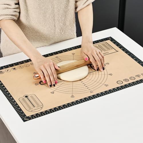 Cook's Aid 26''x16'' Silicone Pastry Mat (Dark Gray)