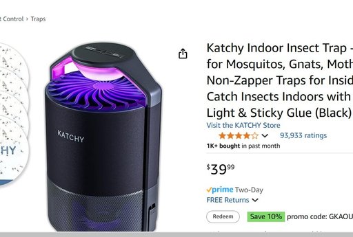 Katchy Indoor UV Insect Trap