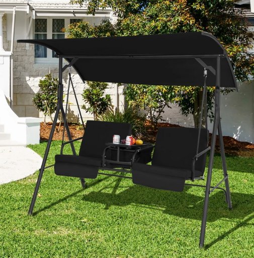 Costway 2-Person Canopy Porch Swing