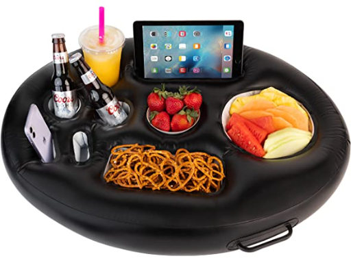 ZONETECH Inflatable Floating Drink Holder