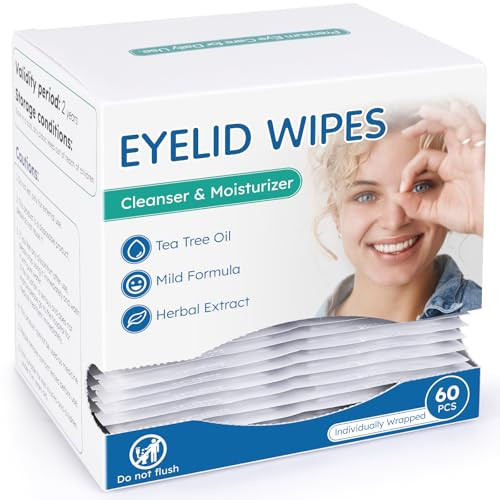 Linzercin Tea Tree Oil Eyelid Wipes