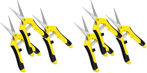 iPower Gardening Hand Pruning Shears 6-Pack 6.5"