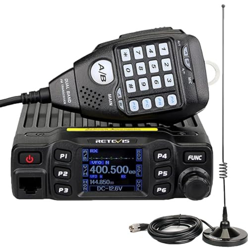 Retevis RT95 Dual Band Mobile Ham Radio W/Antenna