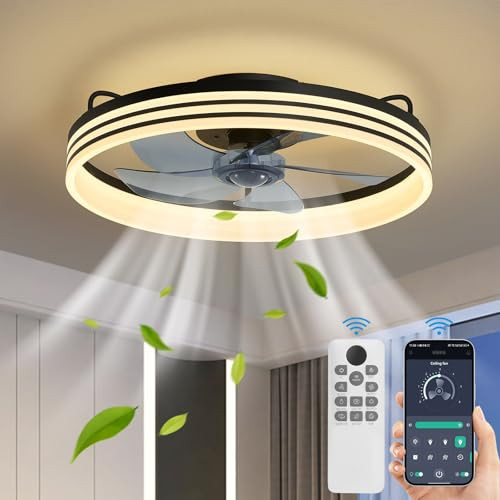 Ceiling Fan with Lights and Remote