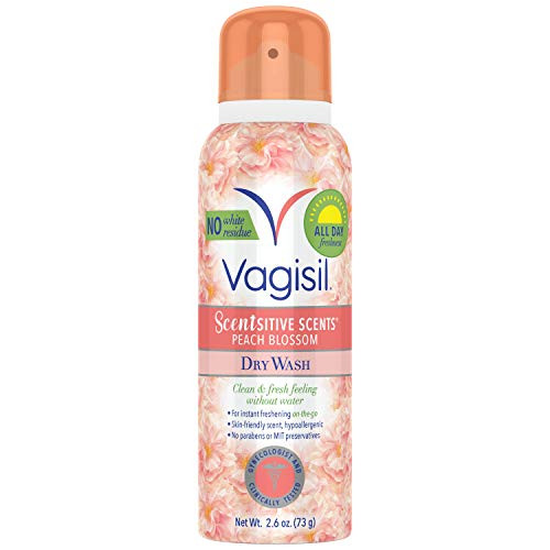 Vagisil Scentsitive Scents Feminine Dry Wash Deodorant Spray