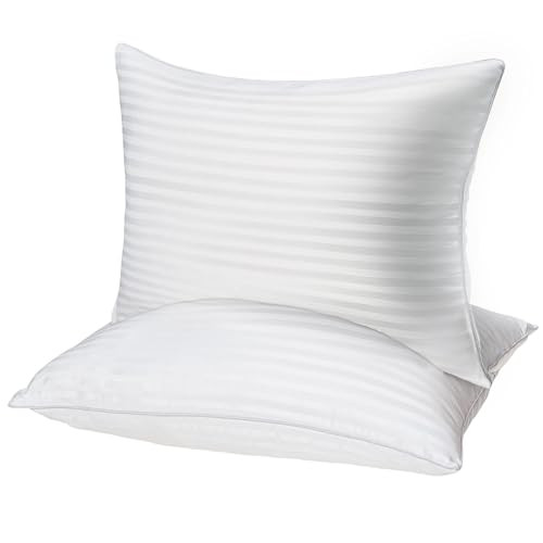 2 Pack of Queen Pillows for Stomach or Side Sleepers