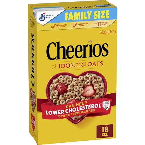 Cheerios Heart Healthy Gluten Free Breakfast Cereal Family Size 18 oz Deal