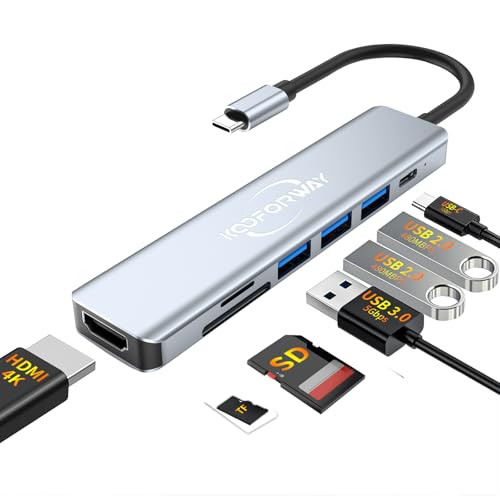 KOOFORWAY USB C Laptop Docking Station