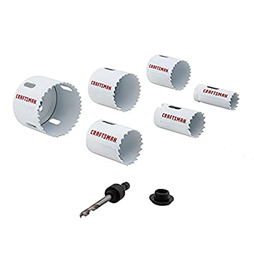 7-Piece CRAFTSMAN Hole Saw Kit, Bi-Metal Set