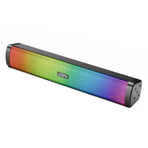 Portable Bluetooth Speaker with Colorful Flashing Lights