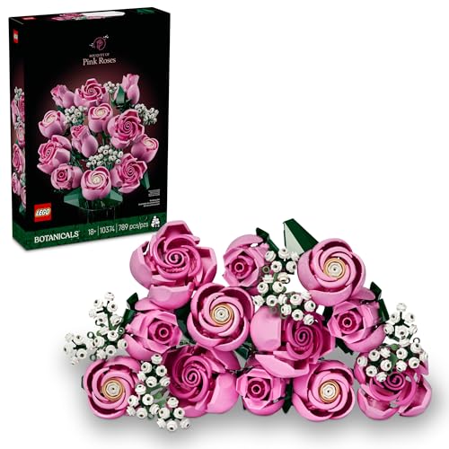 LEGO Botanicals - Bouquet of Pink Roses (10374, 789-Piece)