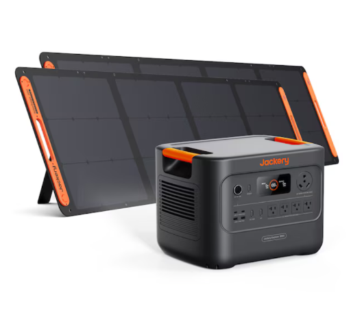 Jackery Explorer 3000 V2 Portable Power Station with Solar Panels