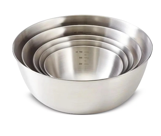 Art & Cook Nesting Stainless Steel Mixing Bowl Set