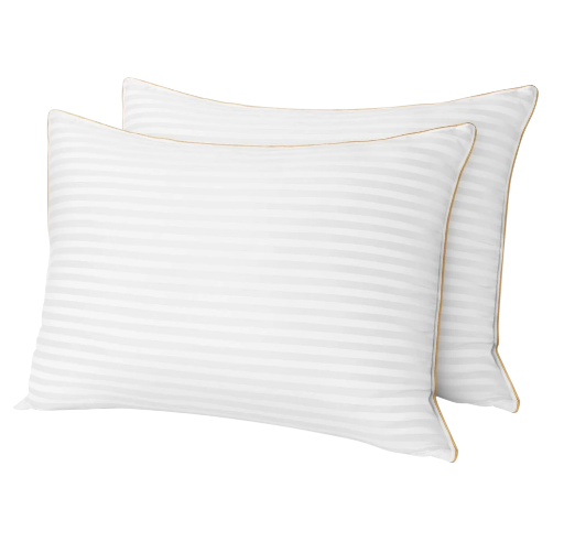 2-Pack: Italian Luxury 2100 Series Plush Gel Pillows