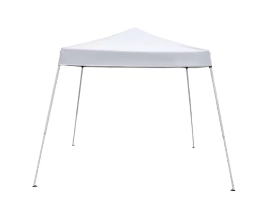 Karl Home 10 ft. x 10 ft. White Slant Leg Pop-Up Canopy