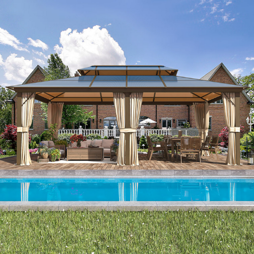 HOMMOW Aluminum Patio Gazebo