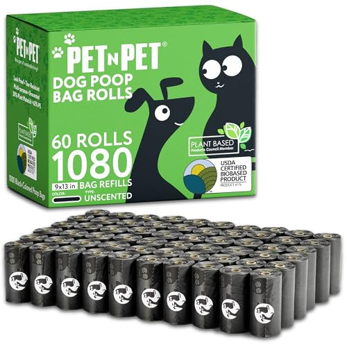 Earth Rated Dog Poop Bags (60 Rolls, 1,080 Bags)