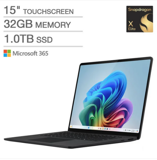 Microsoft Surface Laptop Copilot+ PC 15" PixelSense Touchscreen
