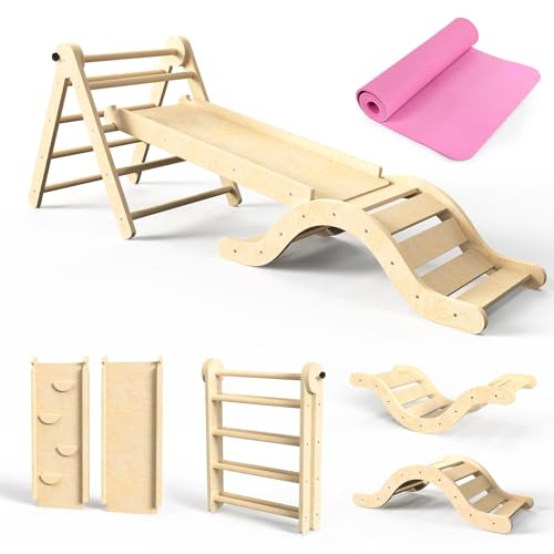 Doowroodni 7-in-1 Pikler Triangle Set