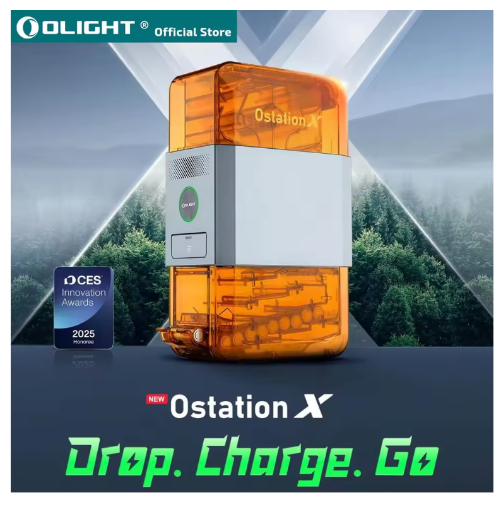 OLIGHT Ostation X Battery Charger for AA Rechargeable Batteries