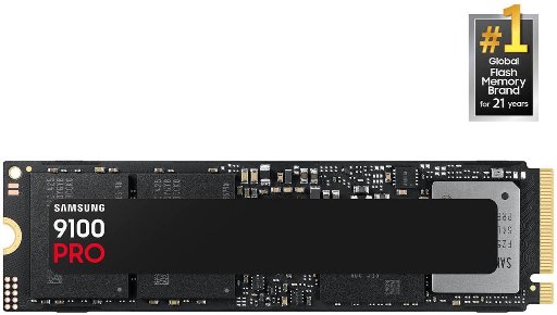 4TB Samsung 9100 Pro PCIe 5.0x4 M.2 2280 Internal Solid State Drive