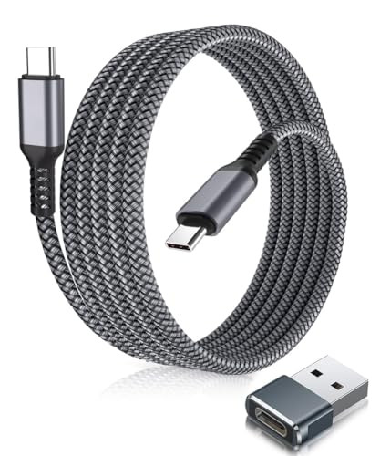Elebase USB C to C Cable with USB 2.0 Adapter