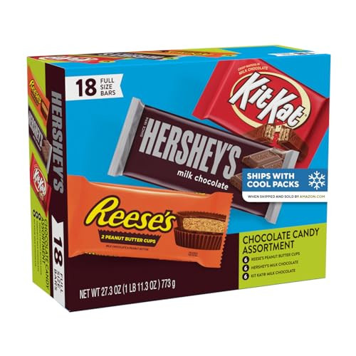 Hershey’s, KitKat and Reese’s Assorted Milk Chocolate Candy Variety Box