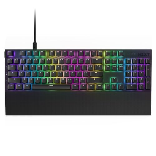 NZXT Function 2 Full-Size Wired RGB Gaming Keyboard