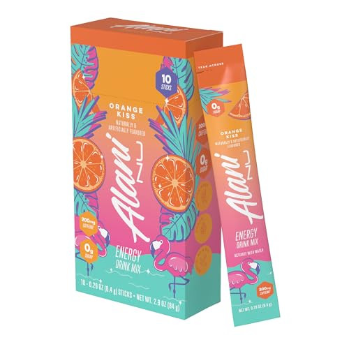 Alani Nu Orange Kiss Energy Sticks, 10 Count