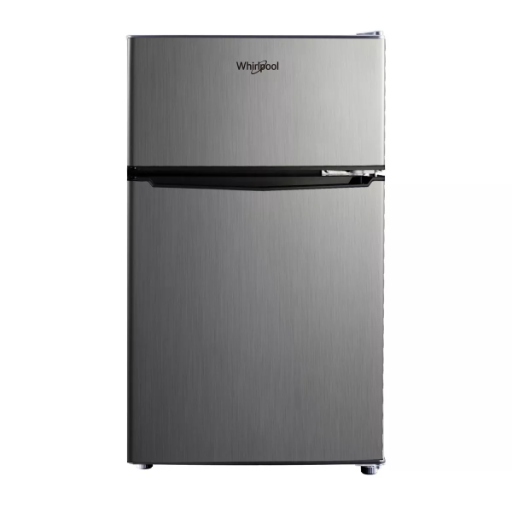 Whirlpool Stainless Steel Mini Top Freezer Refrigerator