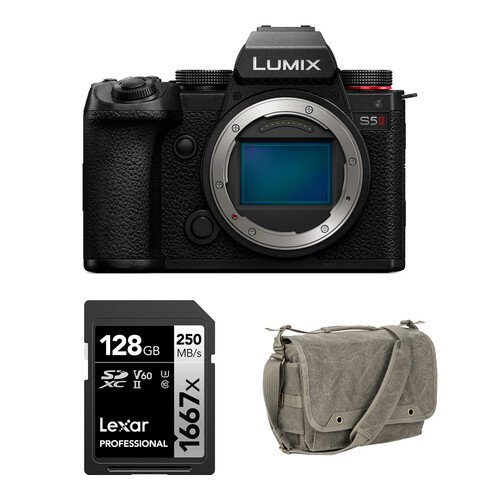 Panasonic Lumix S5 II Mirrorless Camera with Basic Bundle