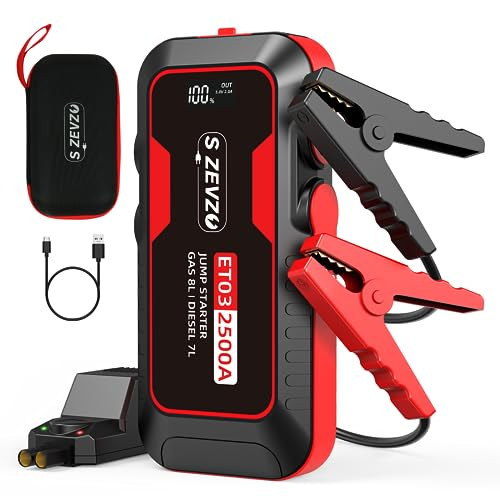 S ZEVZO ET03 Portable Car Jump Starter