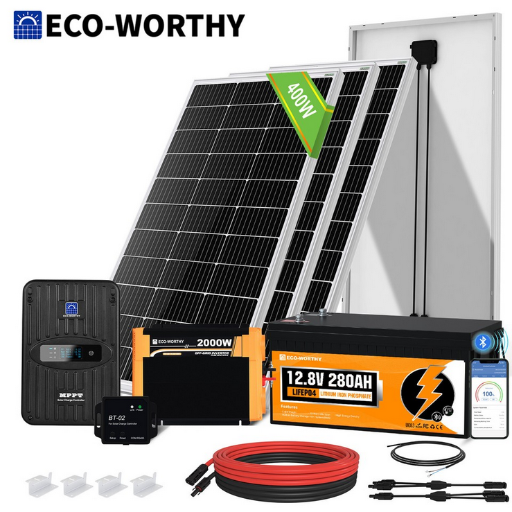 ECO-WORTHY 400W Solar Panel Kit