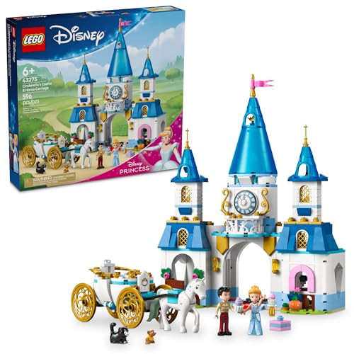 LEGO Disney Princess Cinderella's Castle & Horse Carriage Playset