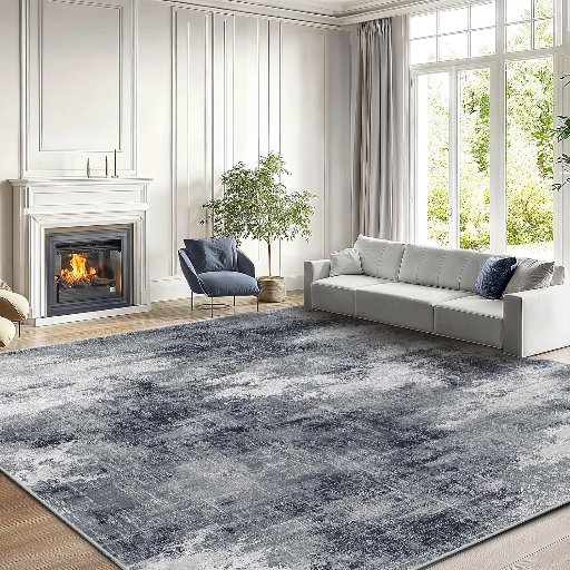 AMADA HOMEFURNISHING Washable 8x10 Area Rug