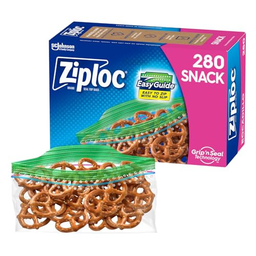 Ziploc Snack Bags, 280 Count