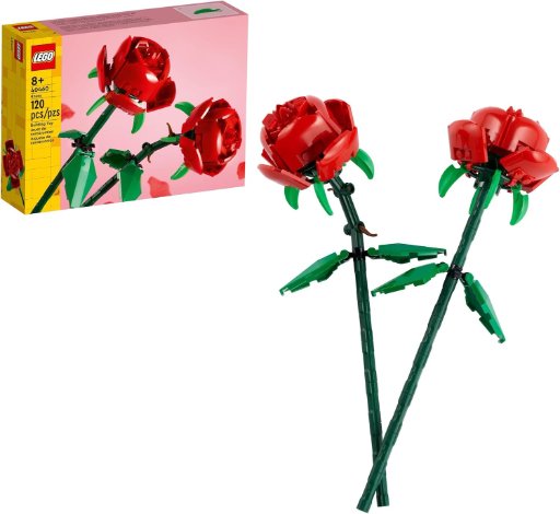 LEGO Roses Building Kit (120 Pieces)