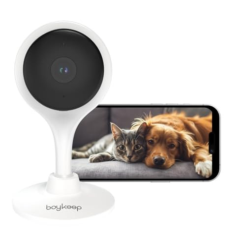 BoyKeep 2K Pet Camera W/2 Way Audio