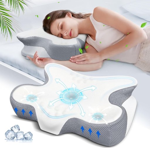 Cervical Neck Pillow for Side Sleepers