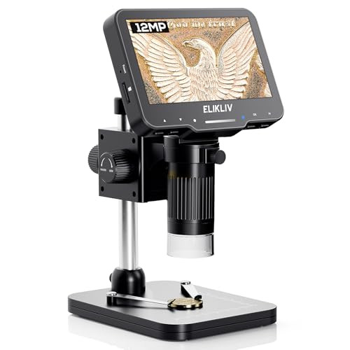 Elikliv 4.3'' HD Coin Microscope - EDM4 Max