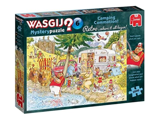 Wasgij Retro Camping Commotion Mystery Puzzle