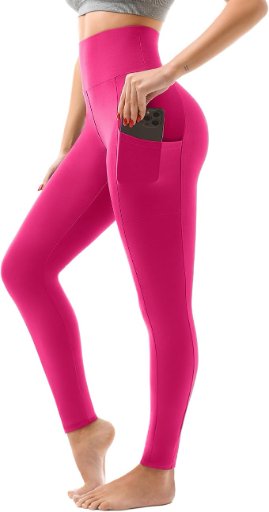 Sinophant Women's High Waisted Leggings w/ Pockets