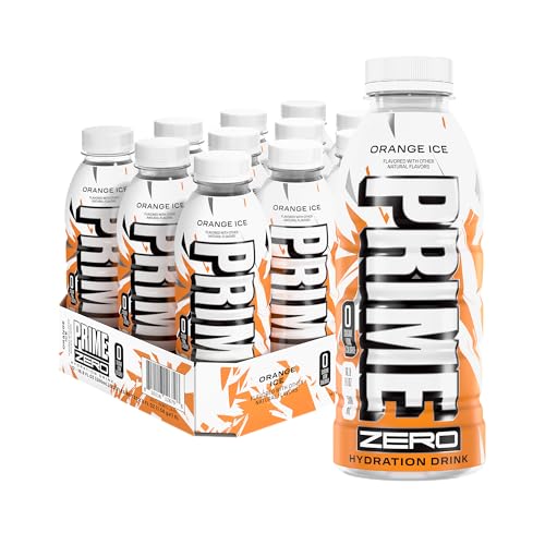PRIME ZERO ORANGE ICE Sugar Free Sports Drinks 12-Pack