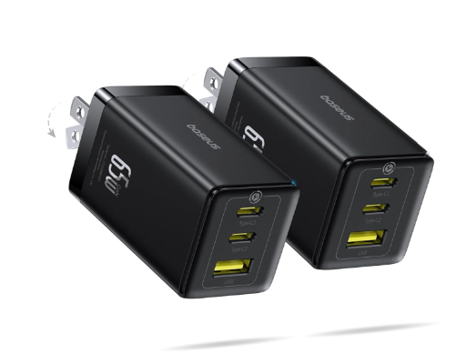 Baseus 65W USB C Charger Block 2-Pack