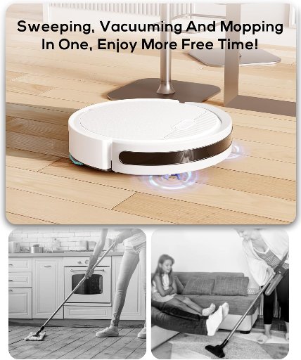 Dyrabitick 3 in 1 V3 Vacuum Robot Cleaner